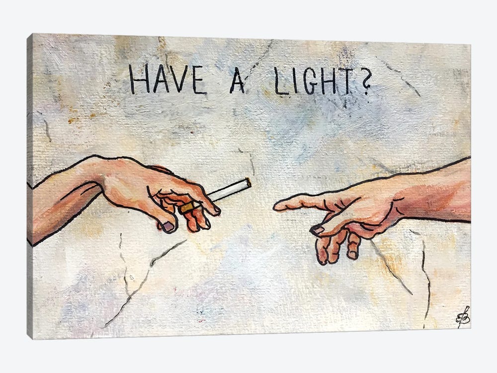 Have A Light? by Lena Smirnova 1-piece Canvas Art