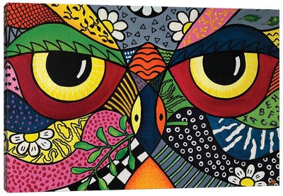 Owl Canvas Art Print - Lena Smirnova
