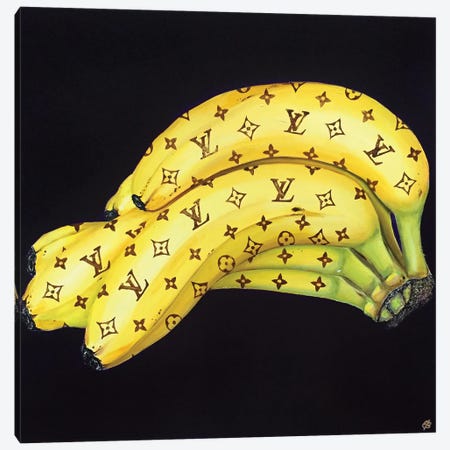 Louis Vuitton Bananas I Canvas Print #LSV5} by Lena Smirnova Canvas Artwork
