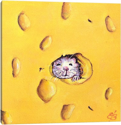 Say Cheese Canvas Art Print - Lena Smirnova