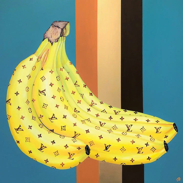 Louis Vuitton Banana, by Donald Drawbertson, via Instagram.