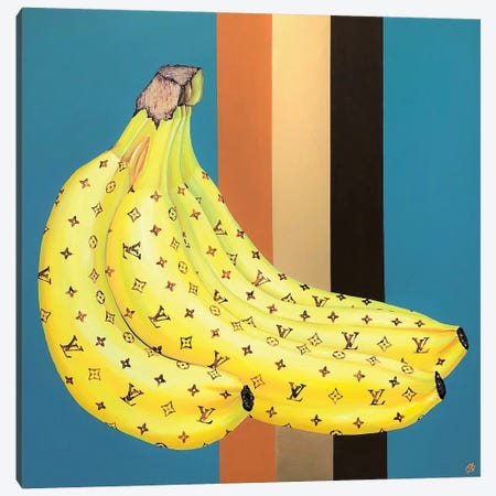 Louis Vuitton Bananas II Canvas Print #LSV6} by Lena Smirnova Canvas Wall Art