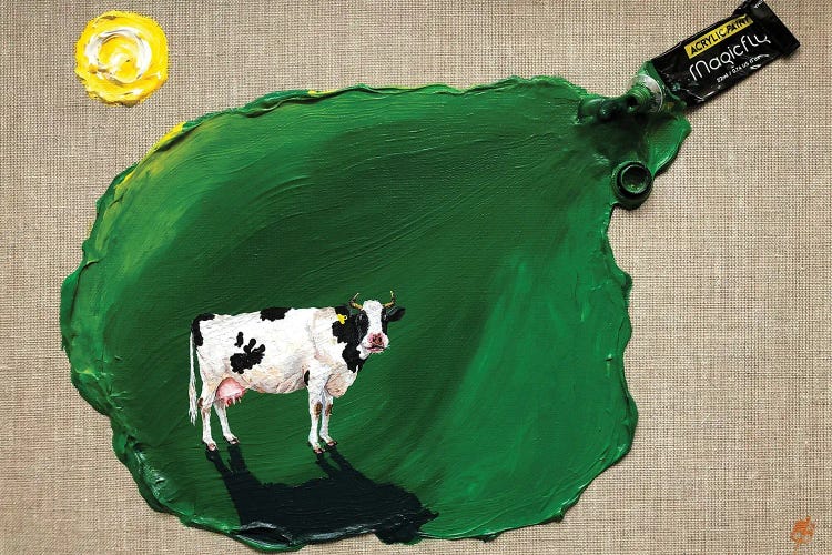 Moo by Lena Smirnova wall art