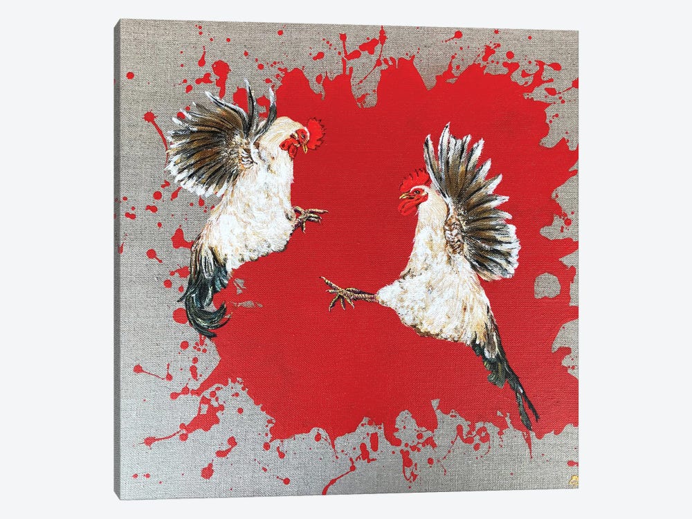 Fowl Play by Lena Smirnova 1-piece Canvas Print