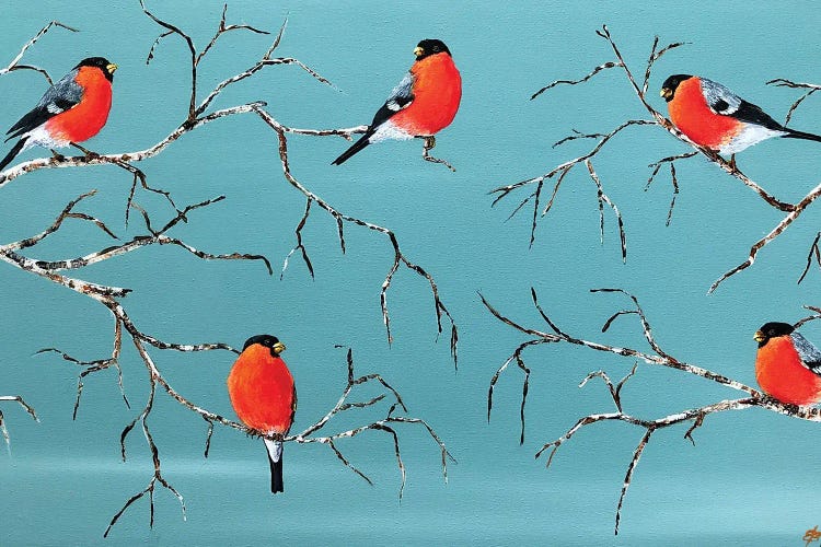 Hearts Of Winter by Lena Smirnova wall art