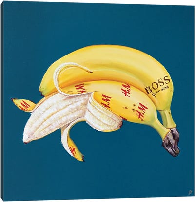 Mésaliance Canvas Art Print - Banana Art