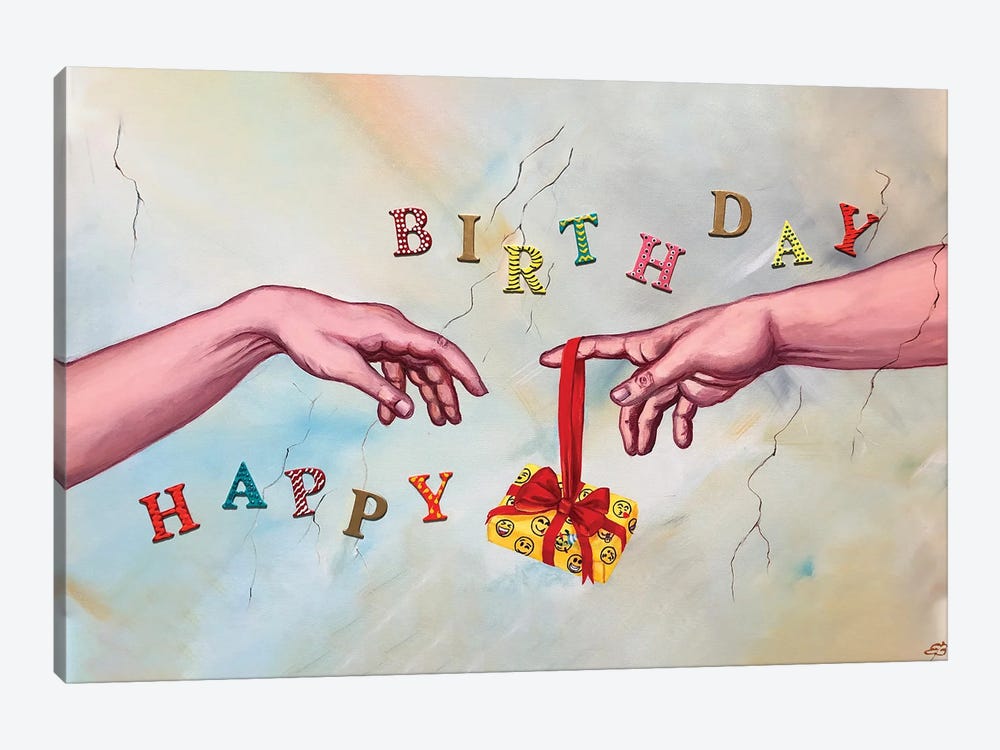 Happy Birthday by Lena Smirnova 1-piece Art Print