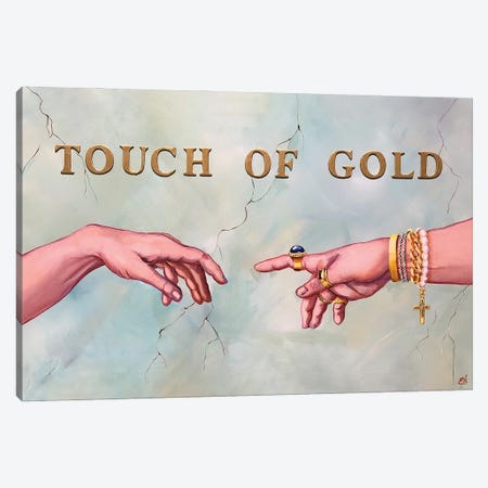 Touch Of Gold Canvas Print #LSV92} by Lena Smirnova Canvas Artwork