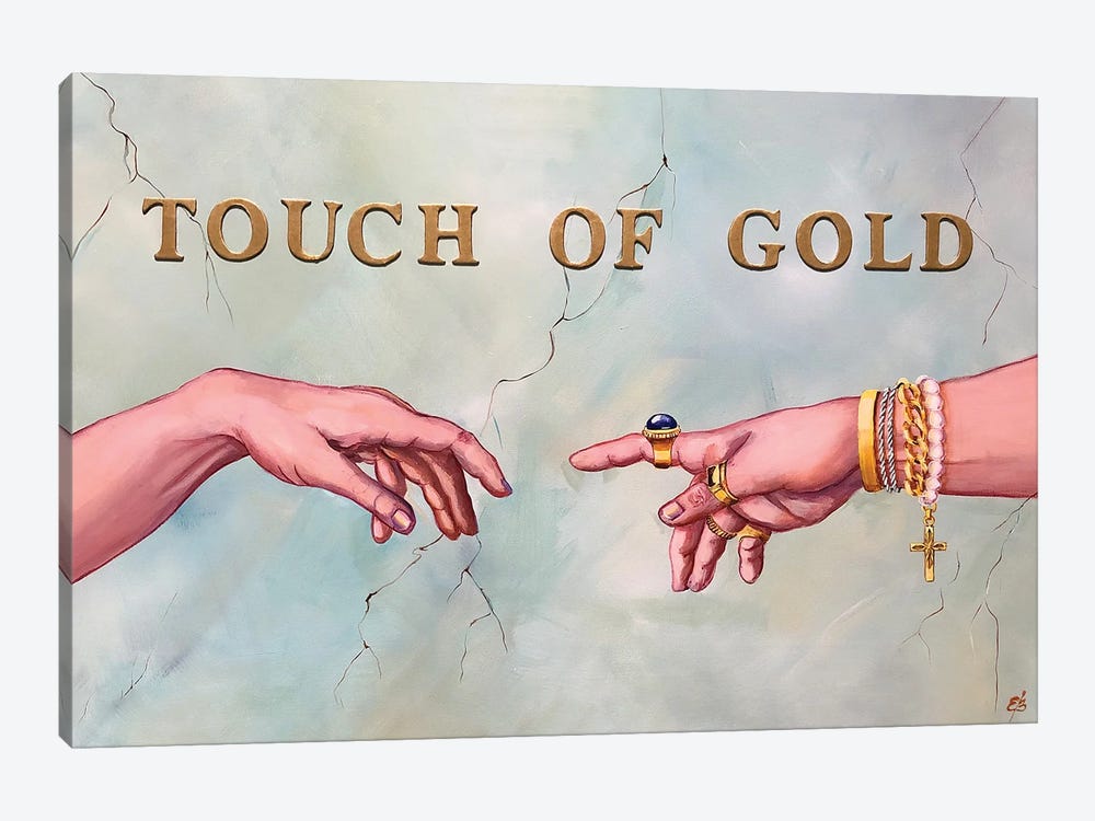 Touch Of Gold by Lena Smirnova 1-piece Canvas Art