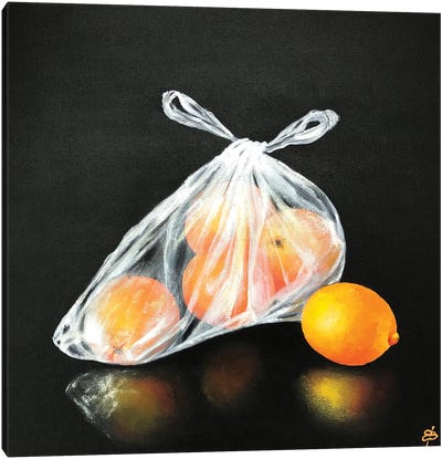 Oranges Canvas Art Print - Orange Art