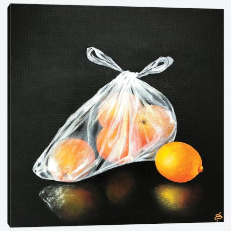 Oranges Canvas Print #LSV93} by Lena Smirnova Canvas Wall Art