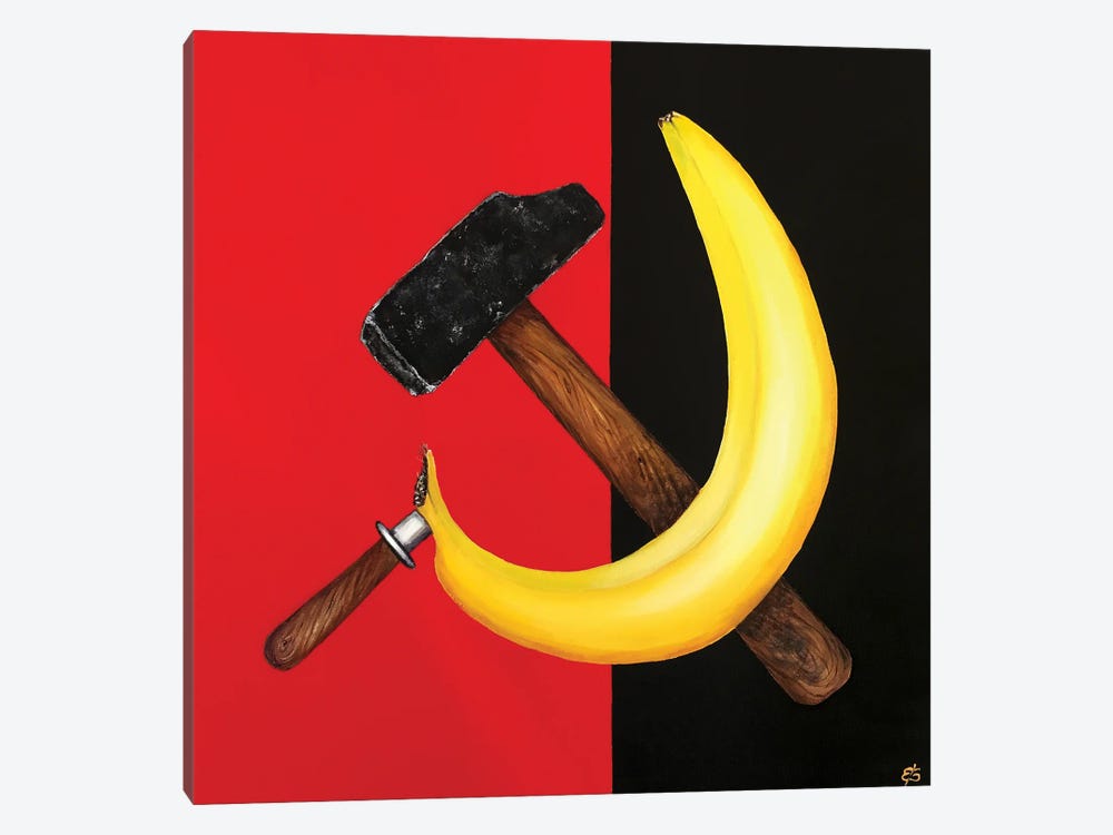 Hammer And Sickle by Lena Smirnova 1-piece Canvas Wall Art