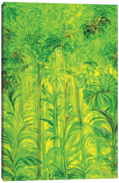 Rain Forest II, Malaysia, 1990 Canvas Art Print