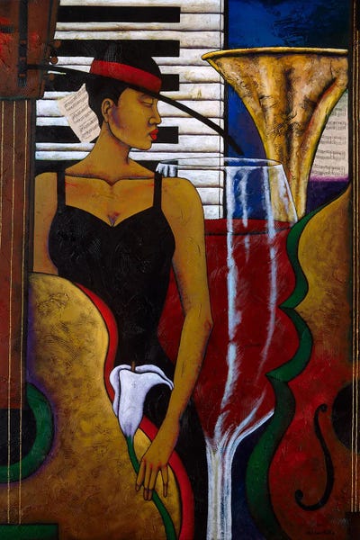 Calla Lilies: Night Mood by LaShun Beal