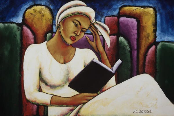 Reading: Deep In Thought by LaShun Beal