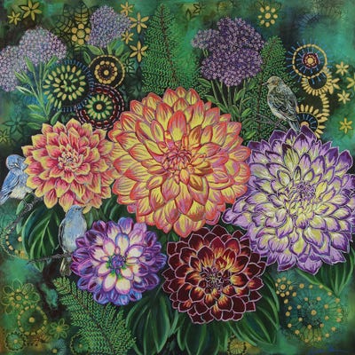 A Bluebird Day by Linnea Tobias art print