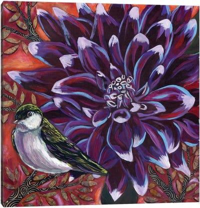Violet Green I Canvas Art Print - Linnea Tobias