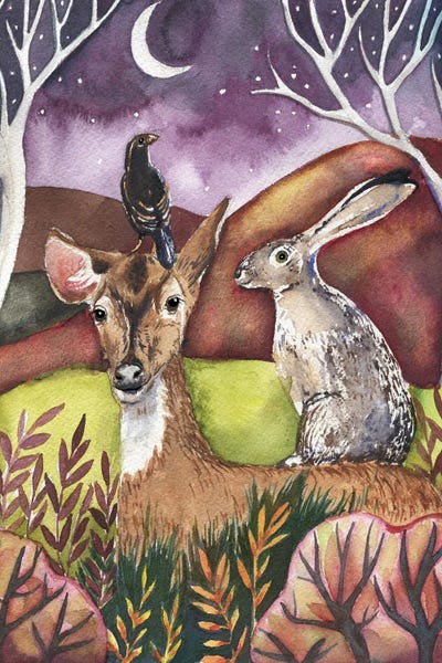 Waiting For Dawn by Linnea Tobias canvas print