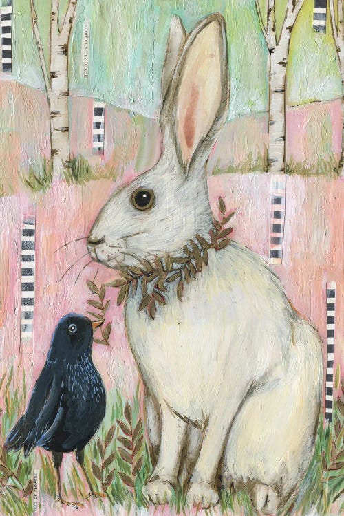 White Rabbit And Blackbird