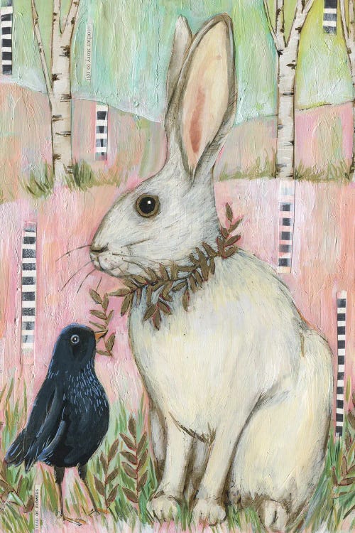 White Rabbit And Blackbird