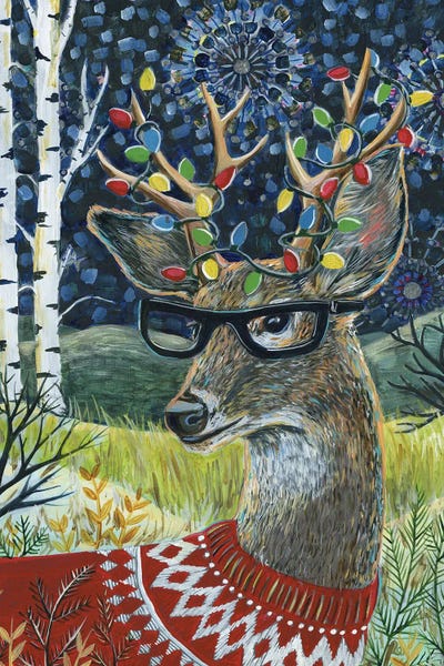 Christmas Animals: Winter Night by Linnea Tobias