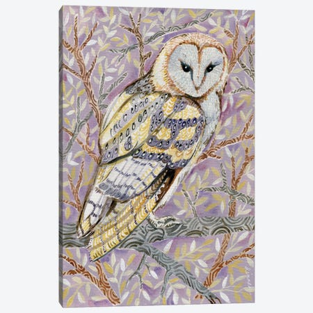 Winter Owl Canvas Print #LTB113} by Linnea Tobias Canvas Print