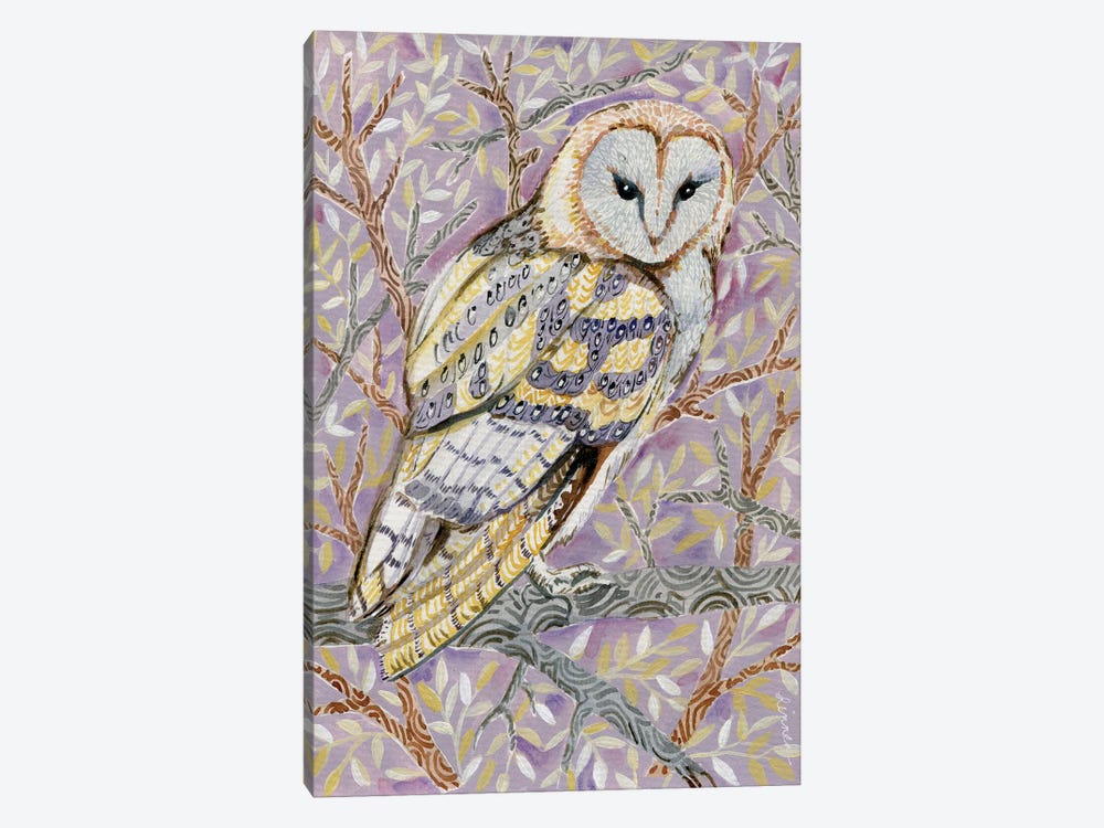 Winter Owl by Linnea Tobias 1-piece Art Print