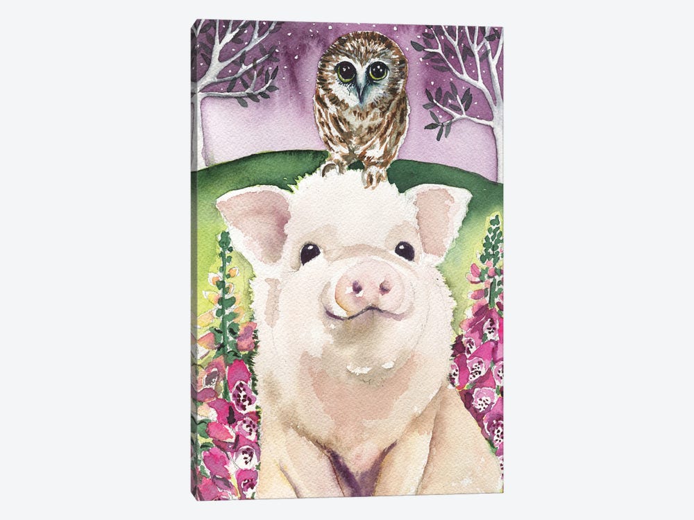 Year Of The Pig by Linnea Tobias 1-piece Canvas Art Print