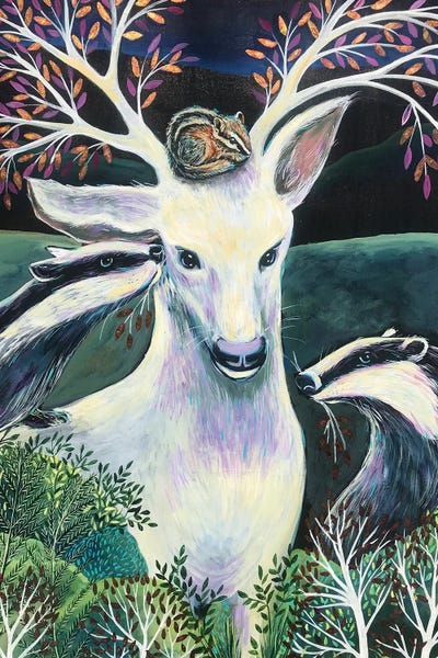 Natural Meets Mythical: Deer Mother by Linnea Tobias