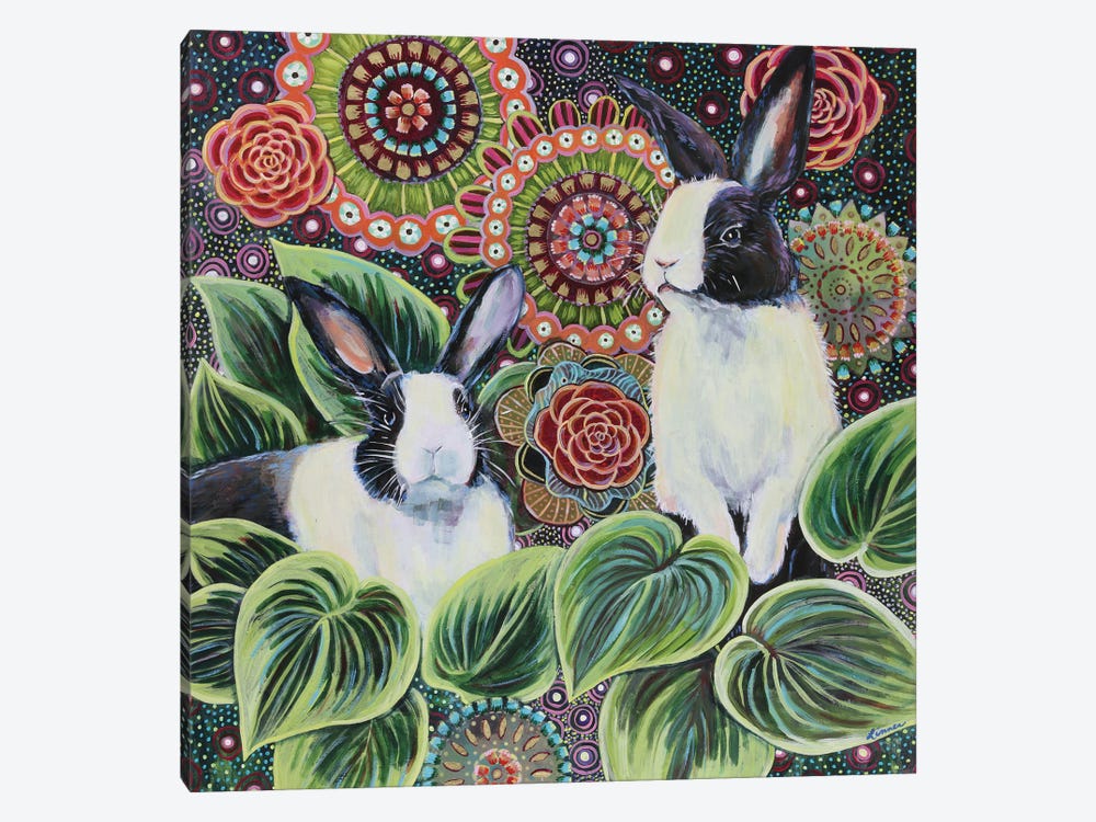 Dream Rabbits by Linnea Tobias 1-piece Canvas Print
