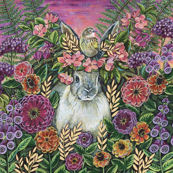 Dahlias: Enchanted Garden by Linnea Tobias