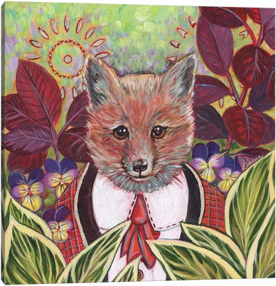 Fox Canvas Art Print - Linnea Tobias