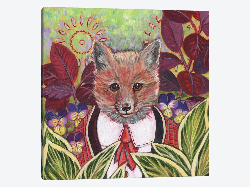 Fox by Linnea Tobias 1-piece Canvas Art
