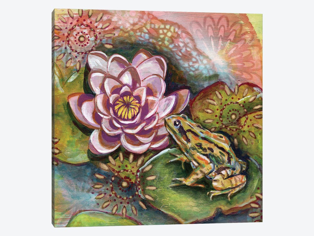 Frog III by Linnea Tobias 1-piece Canvas Print