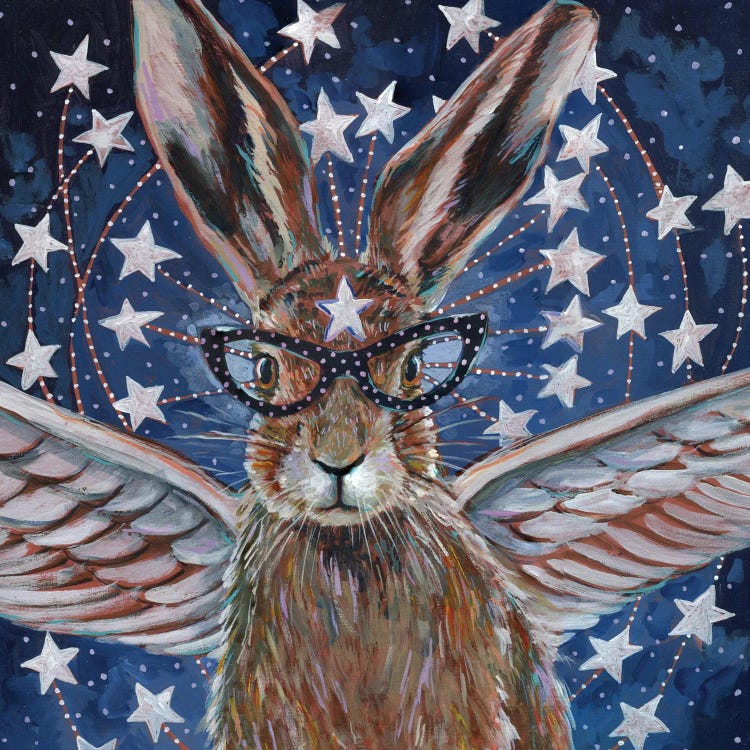 Angel Hare by Linnea Tobias wall art