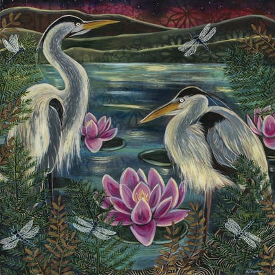 Lily Pond by Linnea Tobias canvas print