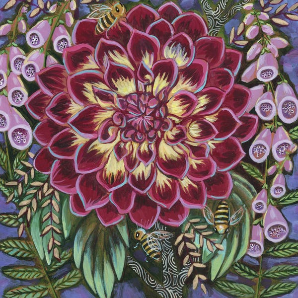 Dahlias: Lush by Linnea Tobias