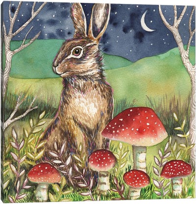 Mushroom Season Canvas Art Print - Natural Meets Mythical
