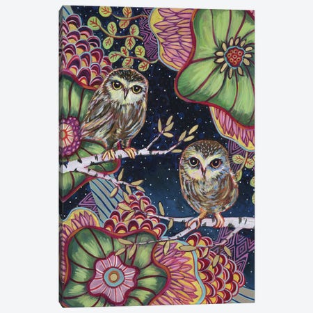 Night Owls Canvas Print #LTB67} by Linnea Tobias Canvas Print