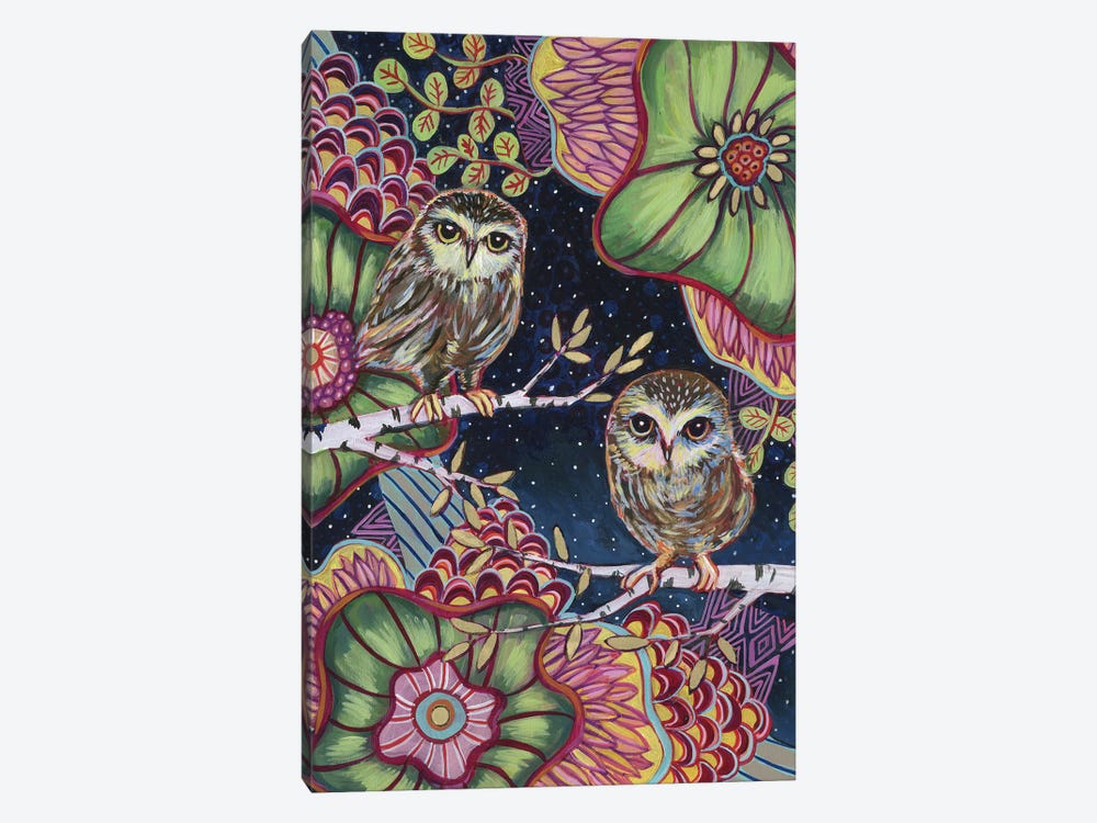 Night Owls by Linnea Tobias 1-piece Canvas Art