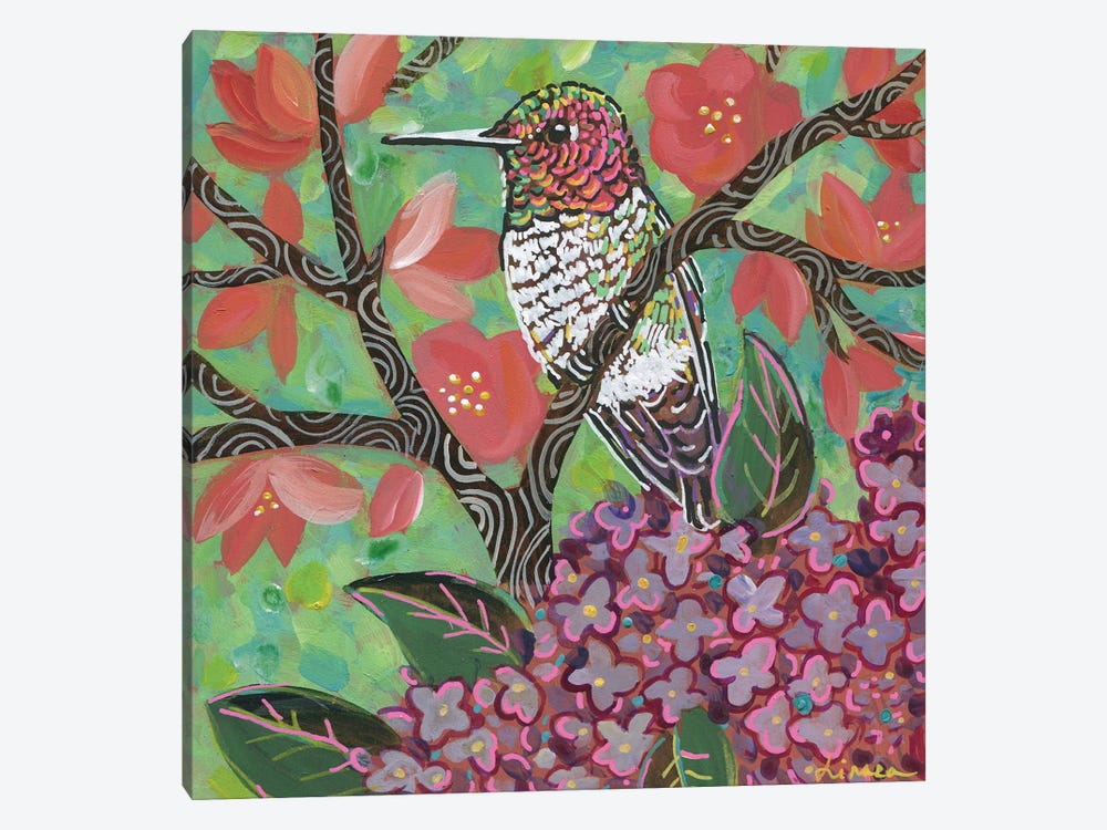 Spring Hummingbird II by Linnea Tobias 1-piece Art Print