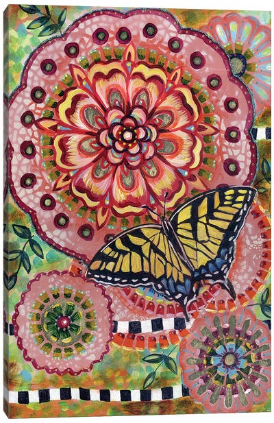 Swallowtail Butterfly Canvas Art Print - Linnea Tobias