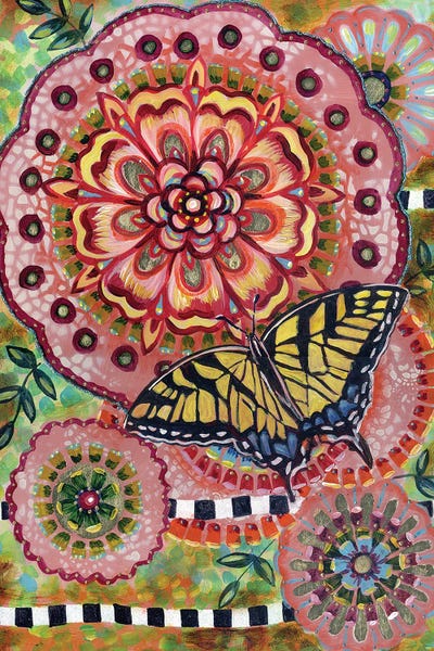 Butterflies and Flowers: Swallowtail Butterfly by Linnea Tobias