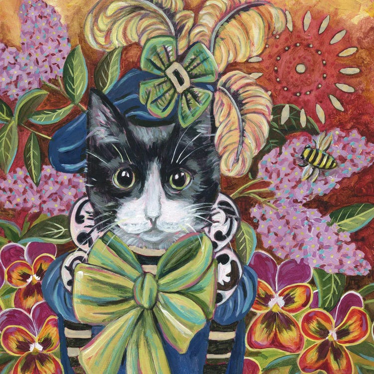 The Kitty From Lilac City by Linnea Tobias wall art