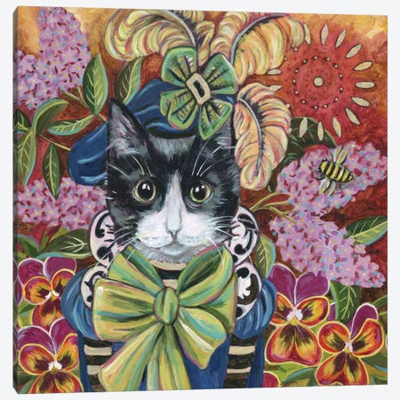 The Kitty From Lilac City Canvas Print #LTB95} by Linnea Tobias Canvas Artwork