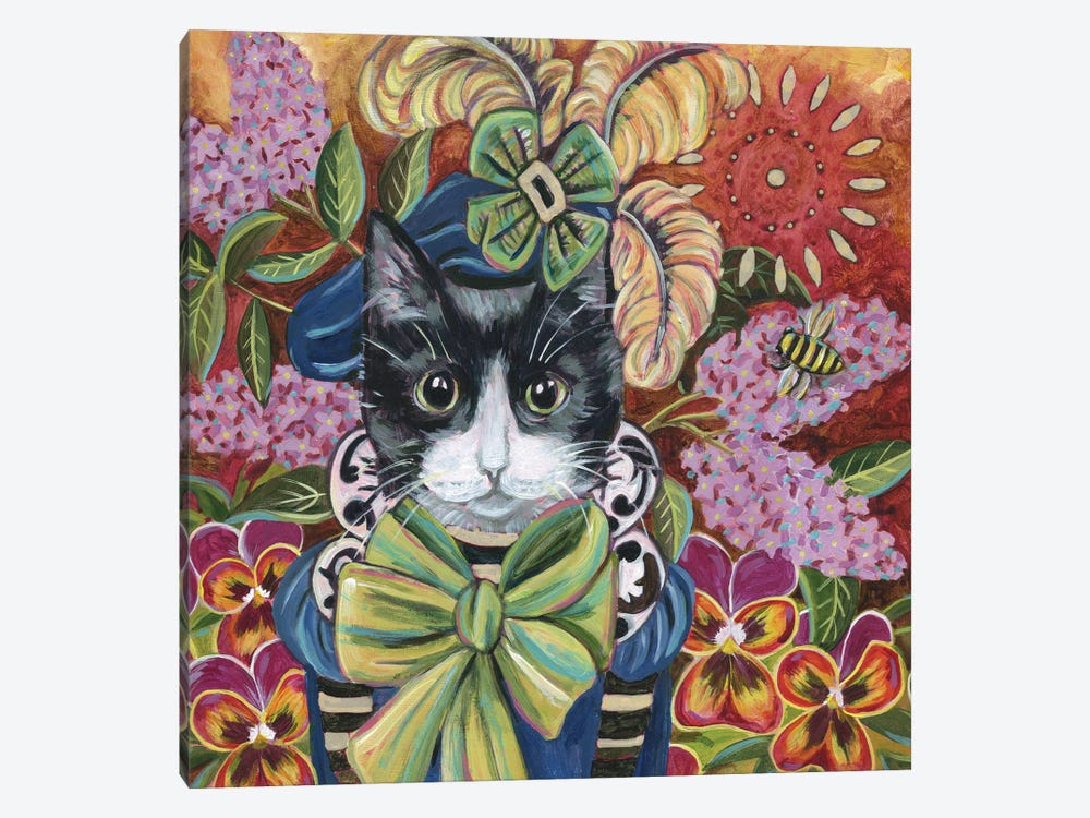 The Kitty From Lilac City by Linnea Tobias 1-piece Art Print
