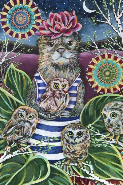 The Nanny by Linnea Tobias art print