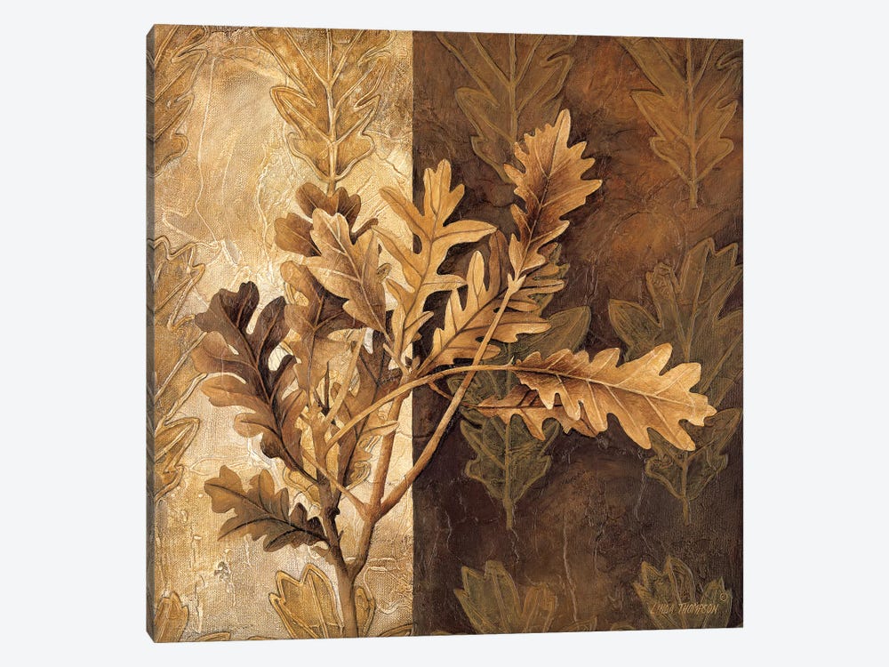 Leaf Patterns I by Linda Thompson 1-piece Canvas Wall Art