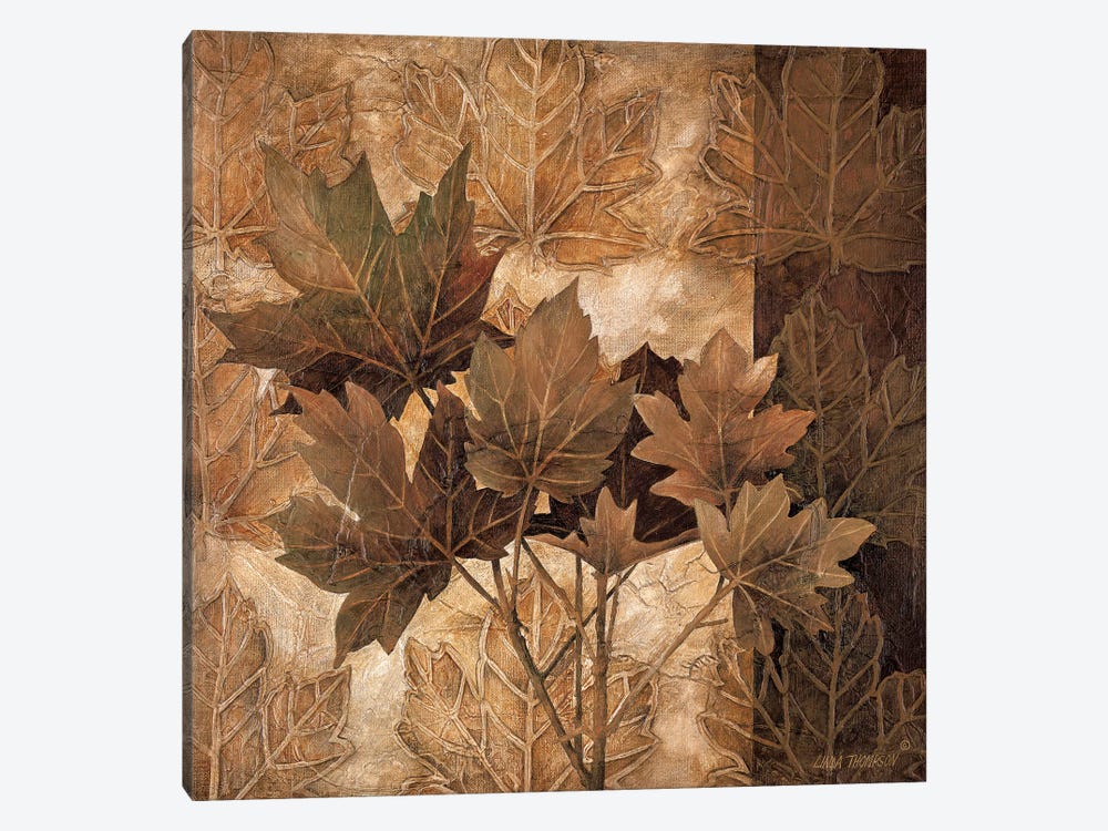Leaf Patterns II by Linda Thompson 1-piece Canvas Print
