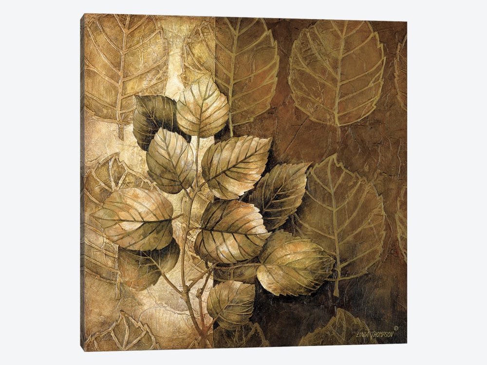 Leaf Patterns III by Linda Thompson 1-piece Canvas Wall Art